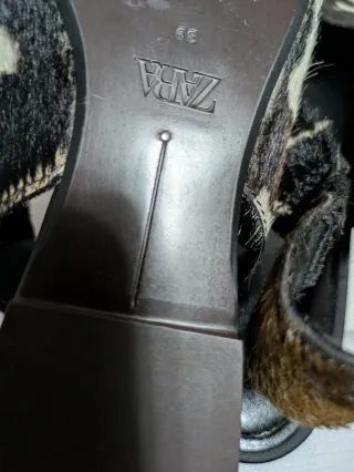 Bailarinas Zara estampado vaca