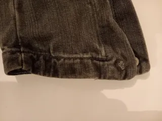 Cazadora vaquera gris customizada