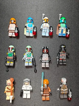 Lote 72 Mini Figuras Lego Star Wars Originales