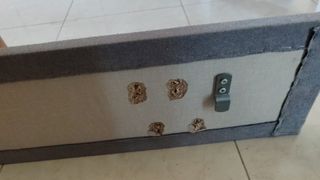 Sofá cama apertura italiana gris. Modelo EVA