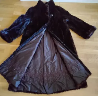 Abrigo largo marrón