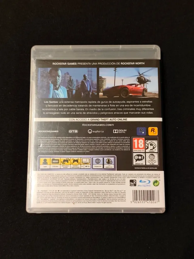 Grand Theft Auto V. PlayStation 3.