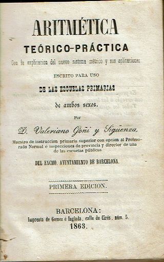 LOTE CUATRO MANUALES ANTIGUOS  ARITMETICA S XIX