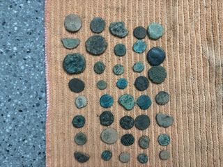 Lote de 39 monedas antiguas