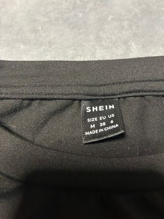 Top manga larga negro