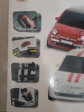 Circuito Coches Eléctricos Mondo con 6 Coches