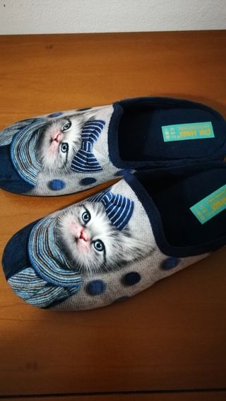 Pantofole donna gatto tg 38