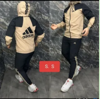 Chándal Adidas Original Negro y Gris