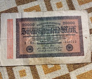 3 Billetes Antiguos Alemanes - Reichsbanknote