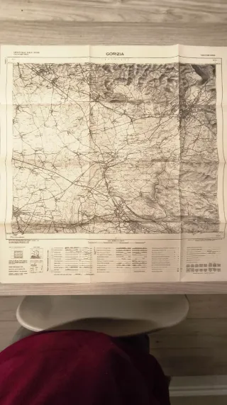 Carta Topografica Gorizia