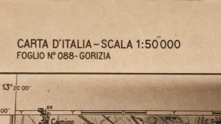 Carta Topografica Gorizia