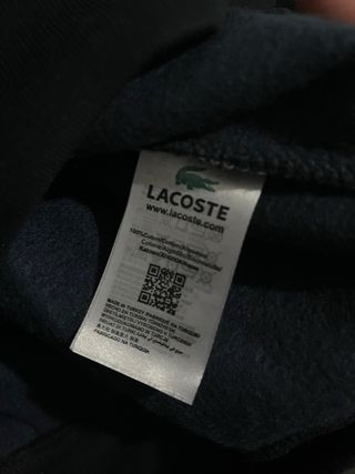 Sudadera Lacoste Talla XXL Nueva con etiquetas