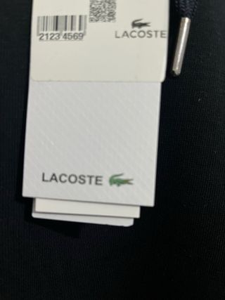 Sudadera Lacoste Talla XXL Nueva con etiquetas