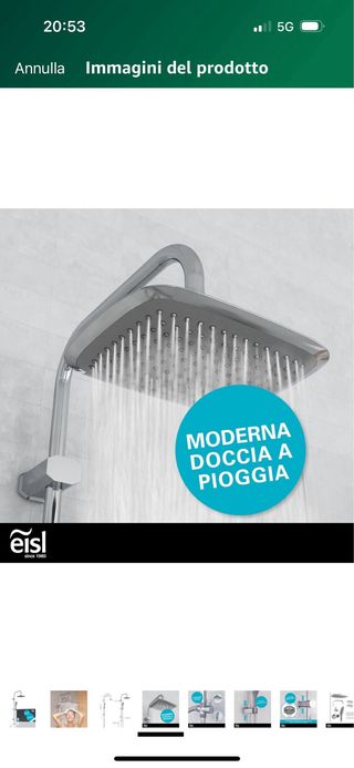 Doccia a colonna EISL Easy Fresh cromata