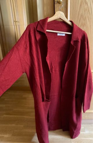 Cárdigan largo Solar 15% lana