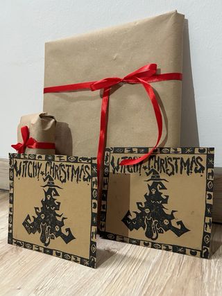 Postal Navideña Witchy Christmas