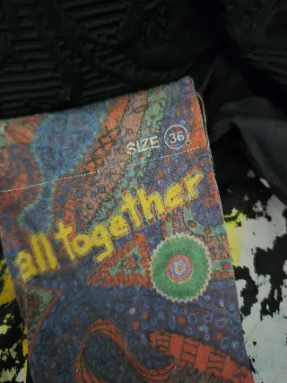 Chaqueta Desigual Talla 36 Negra Bordada