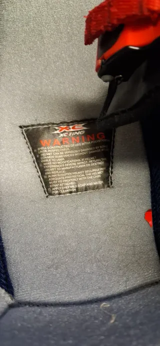 Casco Montesa Rojo y Blanco talla 56