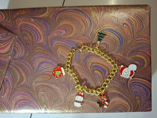 Pulsera Navidad Charm Santa, Árbol, Muñeco Nieve