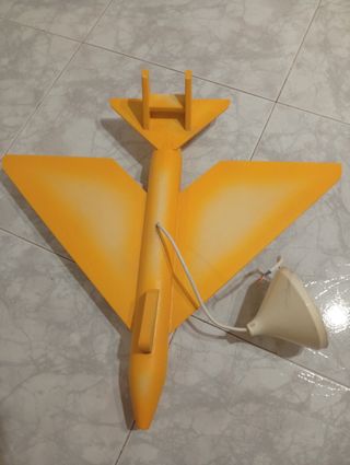 Lámpara Avión Madera Decorativa