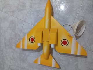 Lámpara Avión Madera Decorativa