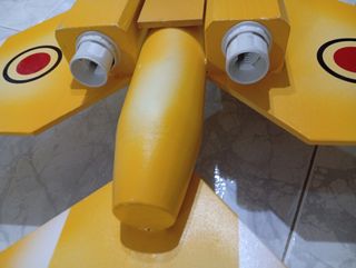 Lámpara Avión Madera Decorativa