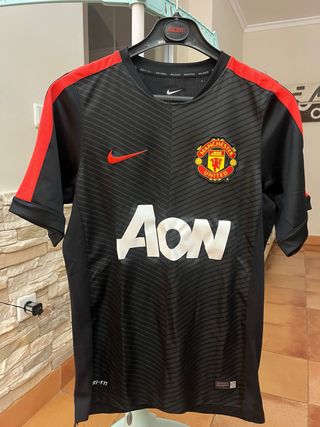 Camiseta Manchester United Nike Negra Roja