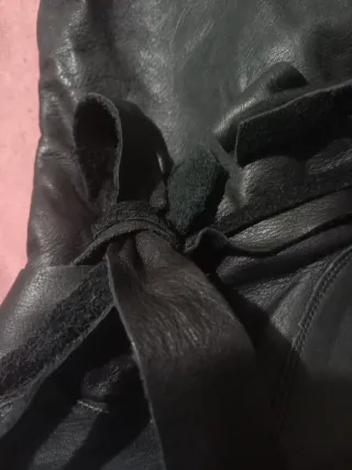 Stivali pelle stile Belle Époque con fiocchi