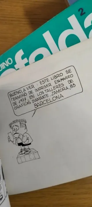 Colección Mafalda 11 Libros Quino Editados 1977/78