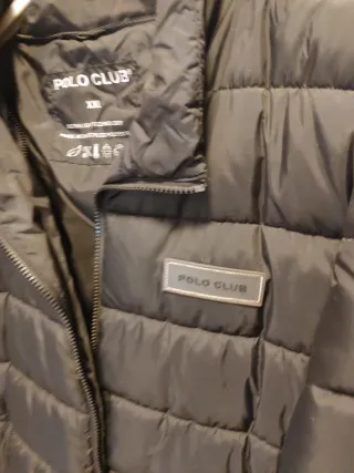 Chaqueta Polo Club Negra Talla XXL