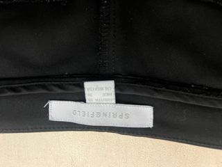 Pantalón pitillo negro con cremallera