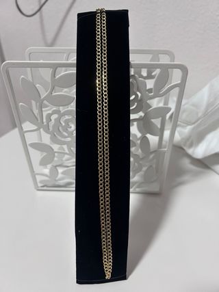 Cadena Barbada Oro 18k con Colgante SIN DIJE