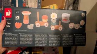 Tren de madera Janod Caracol 12m+