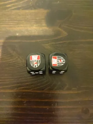 Dados NAF negros Blood Bowl