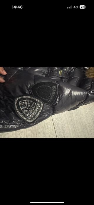 Blauer Piumino Donna Nero con Cappuccio