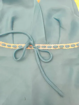 Camisón vintage azul sin usar