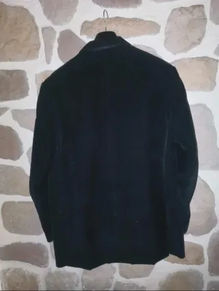 Abito uomo velluto blu