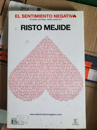 El sentimiento negativo