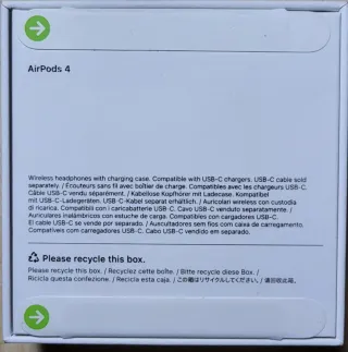 Apple Airpods 4 Bianco