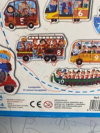 Puzzle Educa Del 1 al 10