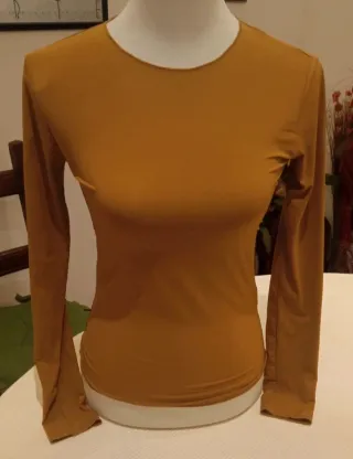 Zara, Top a Maniche Lunghe Donna - Small