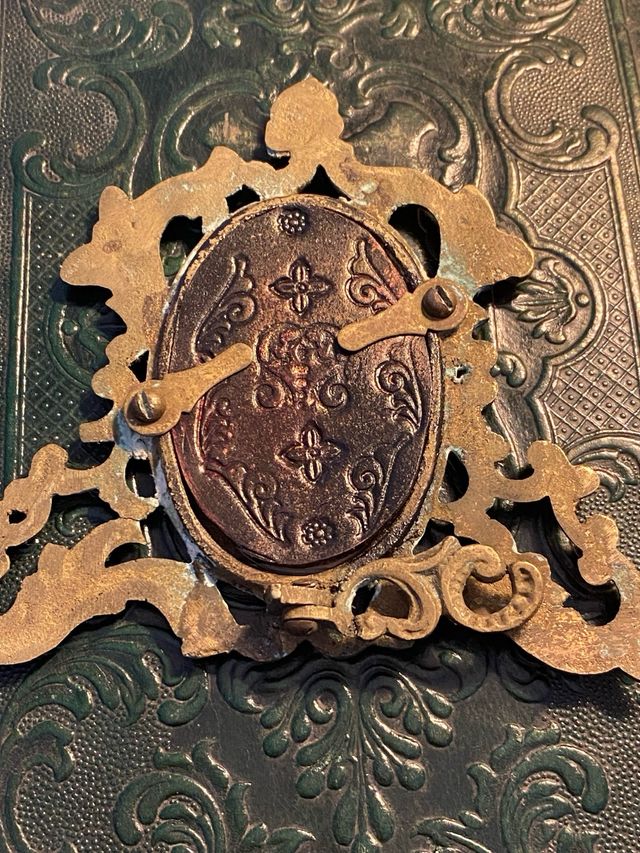 Precioso portafotos bronce original 1900s