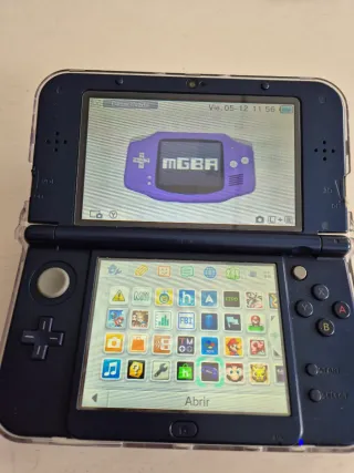 Nintendo 3DS XL Blu + Gioco con custodia/penna/carica