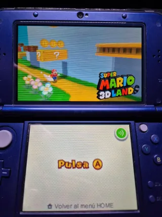 Nintendo 3DS XL Blu + Gioco con custodia/penna/carica