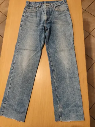 Jeans vintage Levi's 630 Orange Tab accorciati