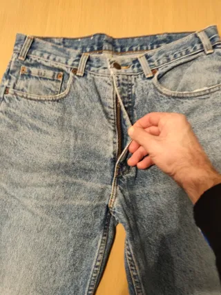 Jeans vintage Levi's 630 Orange Tab accorciati