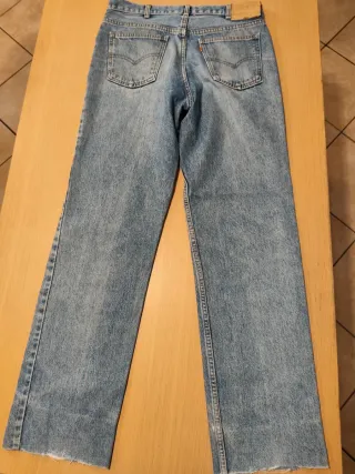 Jeans vintage Levi's 630 Orange Tab accorciati