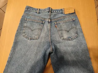 Jeans vintage Levi's 630 Orange Tab accorciati