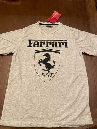 Camiseta Ferrari Gris Talla M