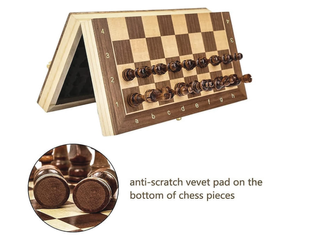 Juego de Ajedrez de Madera 3 en 1